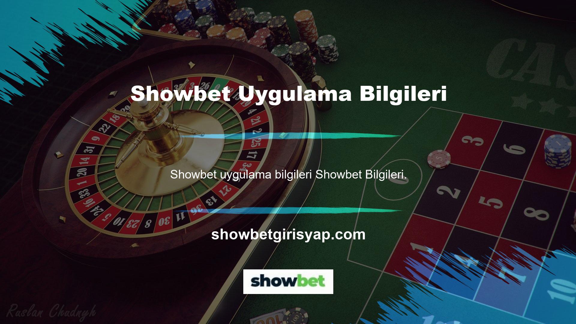 Mobil uygulamayı telefonunuza indirdiğinizde, Showbet özel bir sembolü görünür