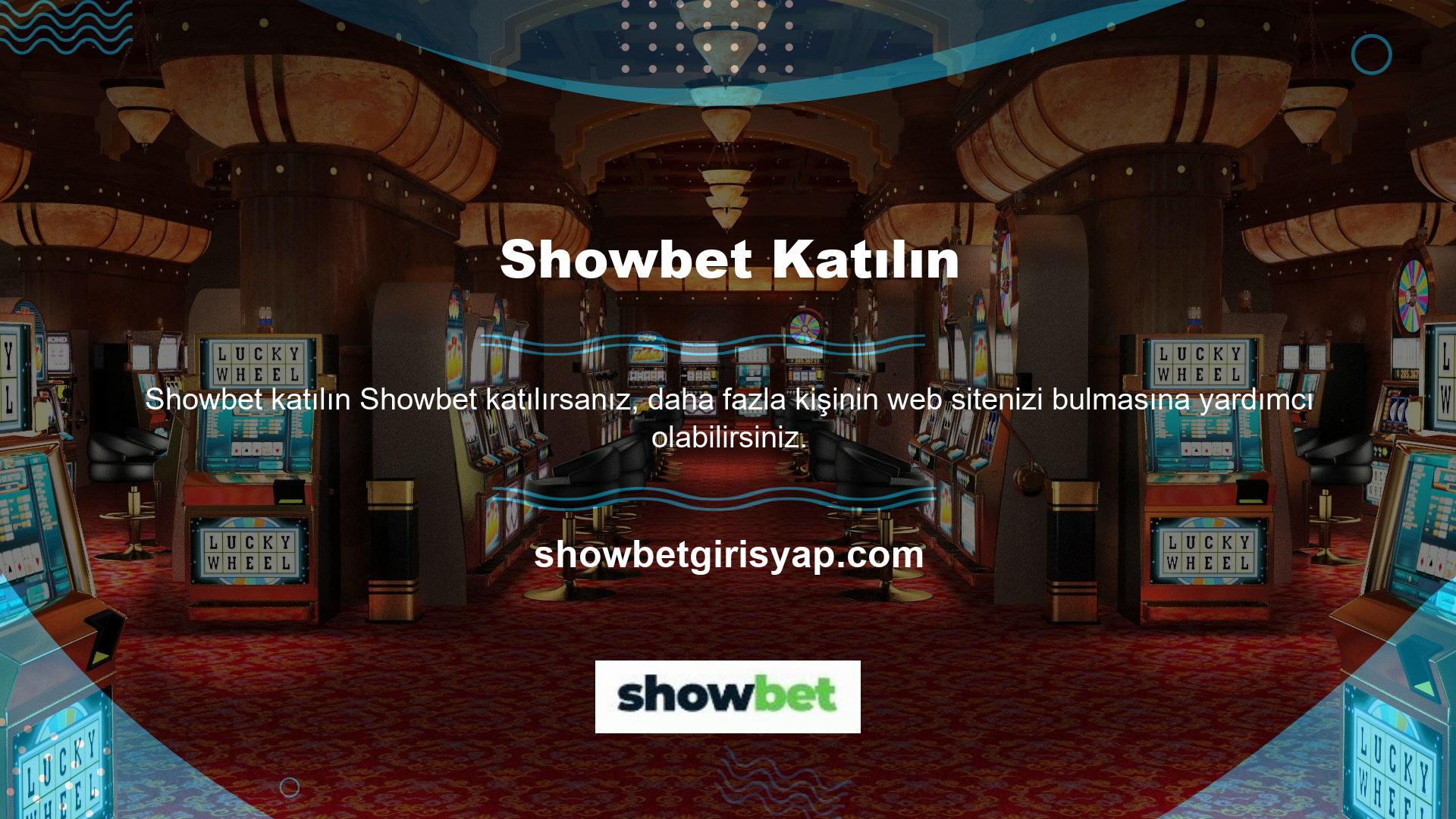 Showbet birçok farklı şey arasından seçim yapmanıza izin verir, böylece eğlenebilir ve iyi hissedebilirsiniz